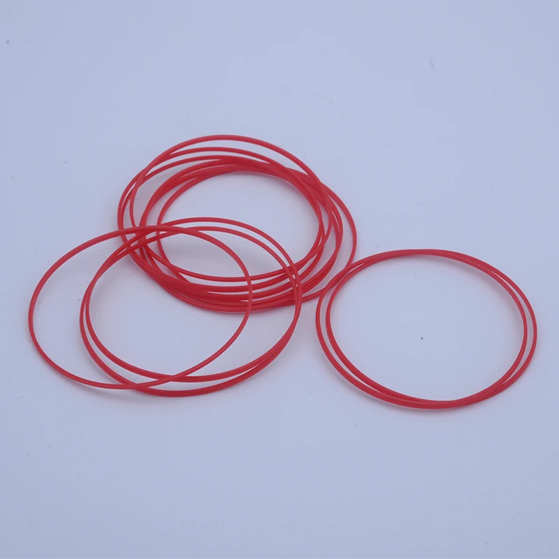 Red Watch gasket O-Ring Dia 32mm-40mm Thick 0.6mm High 0.9mm Rubber Gasket for back case Parts for seiko skx007 Tissot series