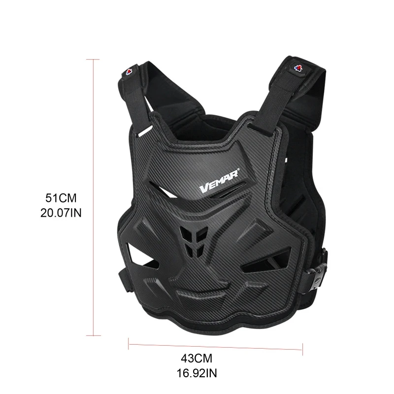 

2021 New Adult Motorcycle Dirt Bike Body Armor Protective Gear Chest Back Protector Vest