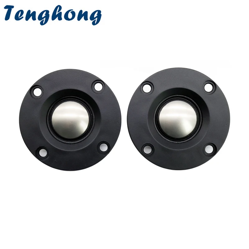 Tenghong 2pcs 2 Inch Tweeter 4Ohm 6Ohm 8Ohm 10-15W Peptide Film Magnetic Tweeter 52MM HIFI Treble Speaker For Home Theater DIY