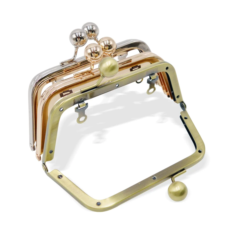 10pcs 14cm Metal Purse Frame for bag  Kiss Clasp Lock New Screw Handles Women Shoulder Accessories
