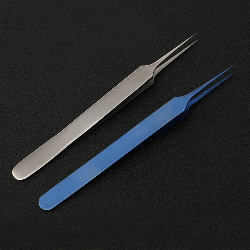 Medical fine forceps Stainless steel 0.15mm Cosmetic and plastic surgery instruments Double eyelid tool Fat tweezers