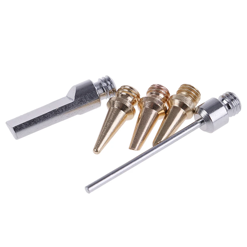 5Pcs/Lot Soldering Iron Tool Set Portable HS-1115K Butane Gas Electric Soldering Iron Kit Welding Kit Torch Pen Tool