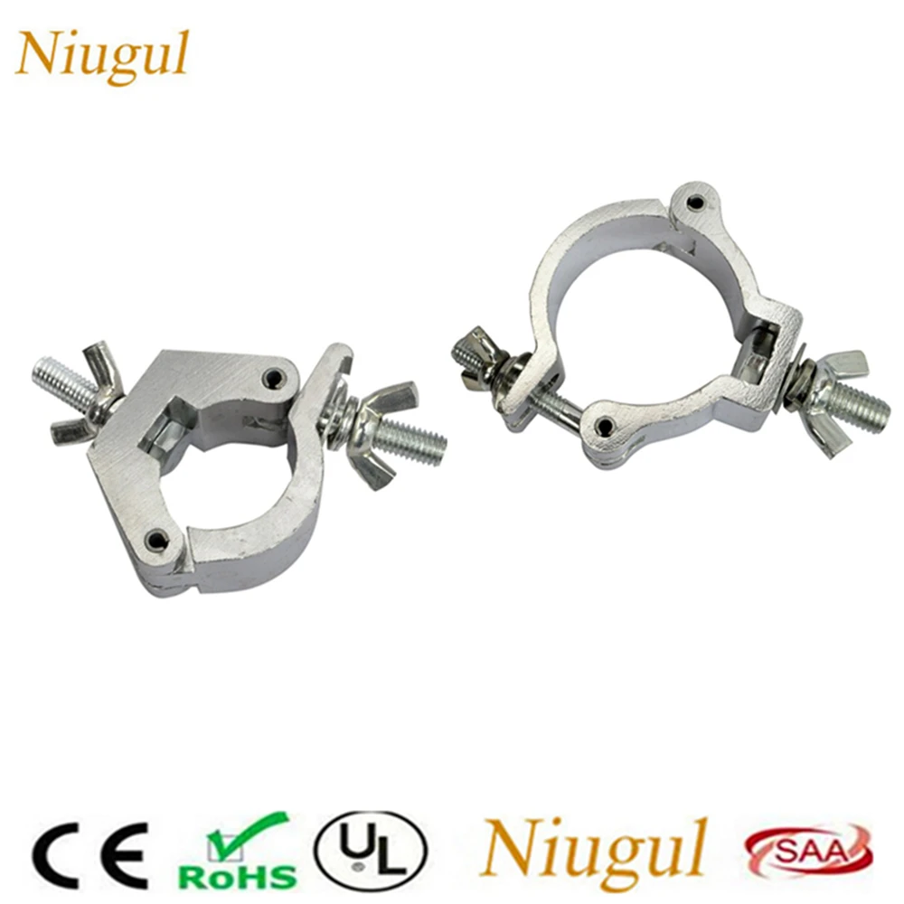 

10pcs/lot Metal O Clamp DJ Lights Hanger Hook Bracket Steel Stage Theatre Lighting Fit 25-35mm/48-52mm Stage Lighting Hook Clamp