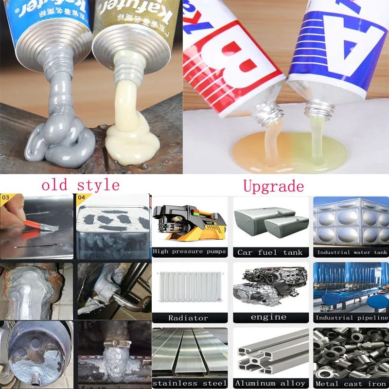 

65GStrong Kafuter ABCaster Glue Casting Adhesive Industrial Repair Agent Casting Metal Cast Iron Trachoma Stomatal Crackle glue