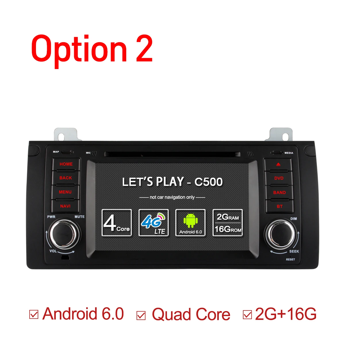 Ownice Pemutar DVD Mobil untuk BMW E39 X5 M5 E38 E53 dengan Wifi GPS Navi Radio FM 4G SIM LTE Android 6.0 Octa Core ROM 32G Di Dash