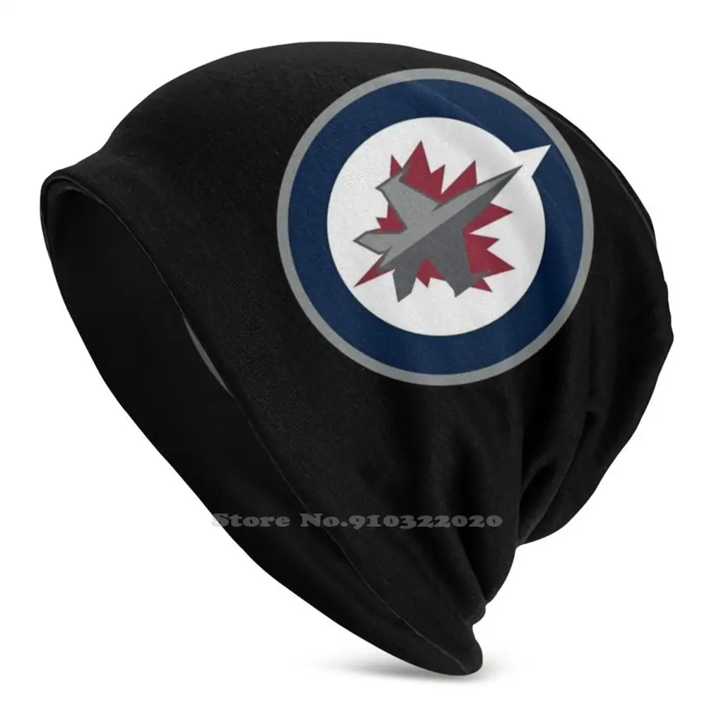 Jets - Winnipeg Knitted Hat Warm Beanie Outdoor Caps Logo Jet Ice Hockey