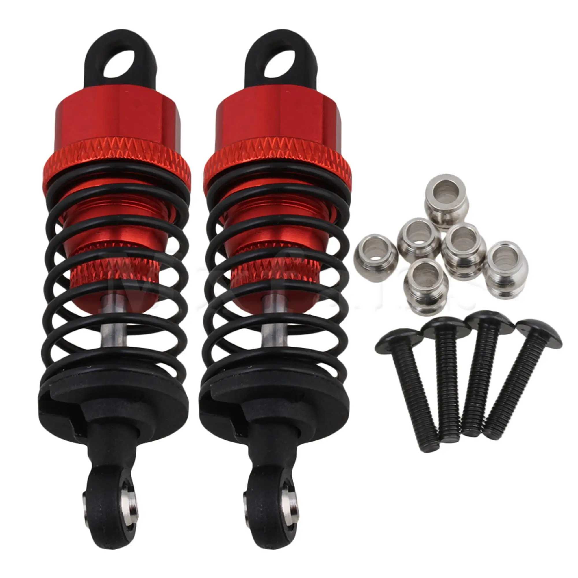 Red F101004 RC Damper Shocks for RC 1/10 Model Car Pack of 2