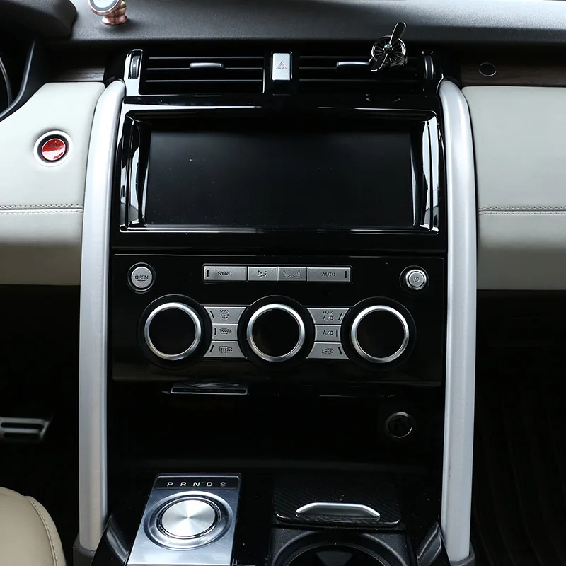 For 2017-2020 Land Rover Discovery 5 LR5 L462 stainless steel air conditioning volume mode button patch interior accessories
