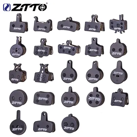 ZTTO 4 쌍 MTB 세미 메탈 자전거 브레이크 패드 자전거 디스크 브레이크 용 조용한 세라믹 M8020 M6100 mt200 가이드 코드 E9 DB ER MT6 MT4