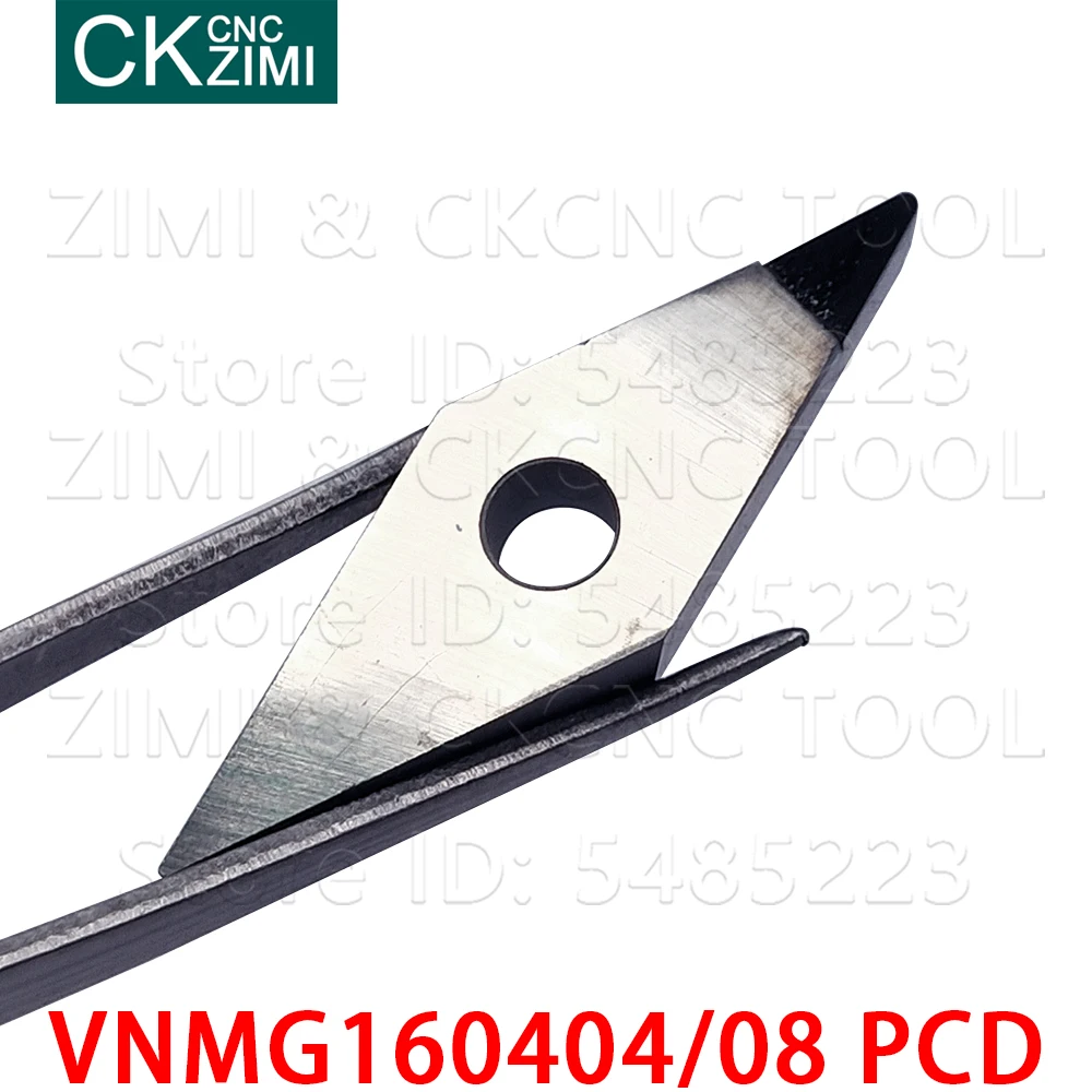 VNMG VNMG160404 PCD VNMG160408 PCD вставка Алмазная Поворотная лопасть CNC внутренний токарный инструмент металлический токарный станок вставка для медного алюминия