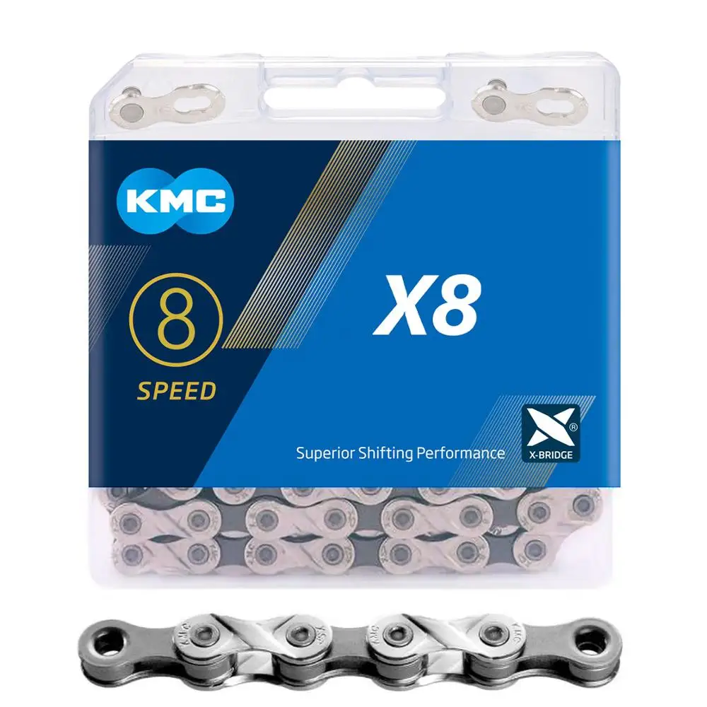 Origin KMC X8 Ti-N Gold Bicycle Chain Mtb Road Bike 8 Speed Chains for Sram/campagnolo Derailleur Systems