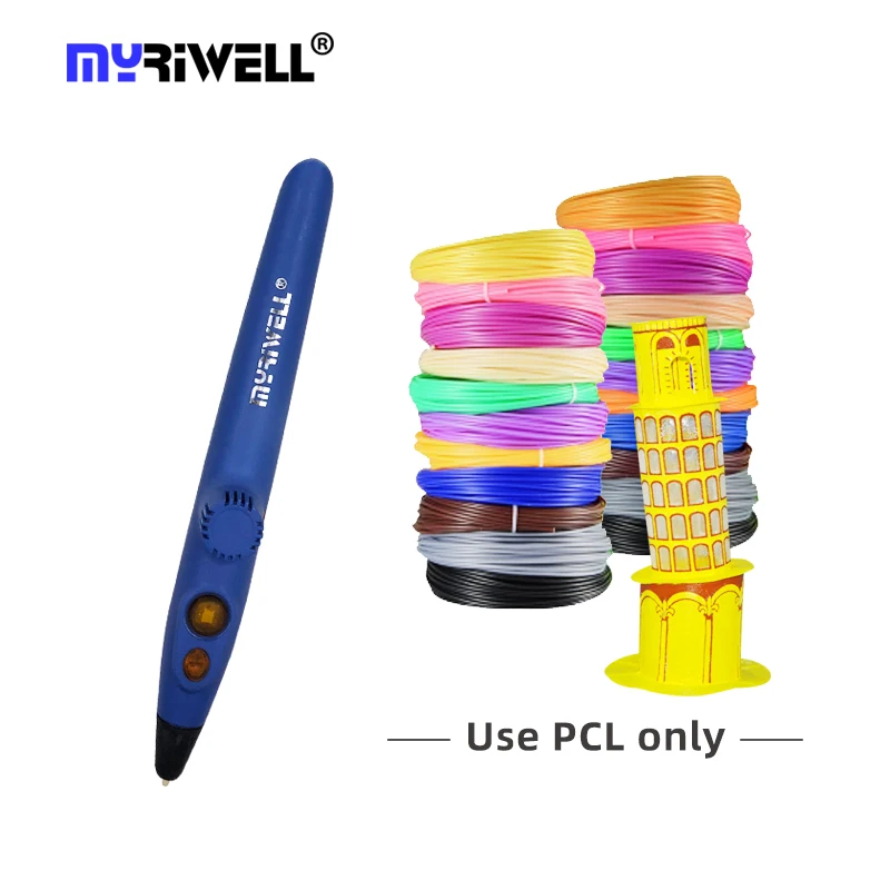 

Myriwell RP-200A DIY Gift Toy support 1.75mm Filament 3D pen 3D Printing Pen For Kids High quality