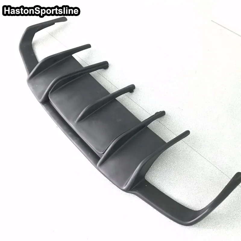 Unpainted Fiberglass Rear Trunk Diffuser For Mercedes Benz CLS Class W218 CLS350 CLS63 AMG Bumper 2011~2014