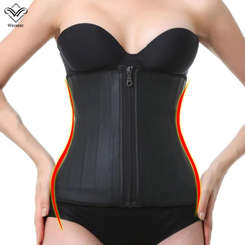 

6XL Latex Waist Trainer 25 Steel Bones Women Slimming Sheath Control Belts Tummy Body Shapers Cincher Shapewear Corset Girdle