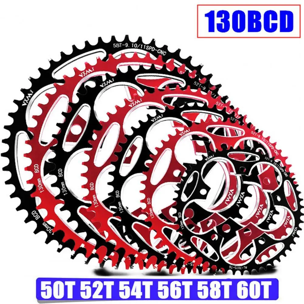 Road Bicycles 130BCD Chainwheel 50T/52T/54T/56T/ 58T/60T Crown Bicycle Chainring Narrow Wide Chainwheel Chainring Plate