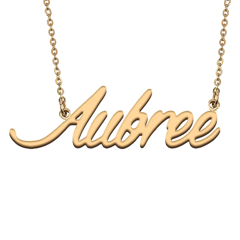 

Aubree ожерелье с именем под заказ индивидуальный кулон чокер персонализированные ювелирные изделия подарок для женщин девушек подруг Рождественский подарок