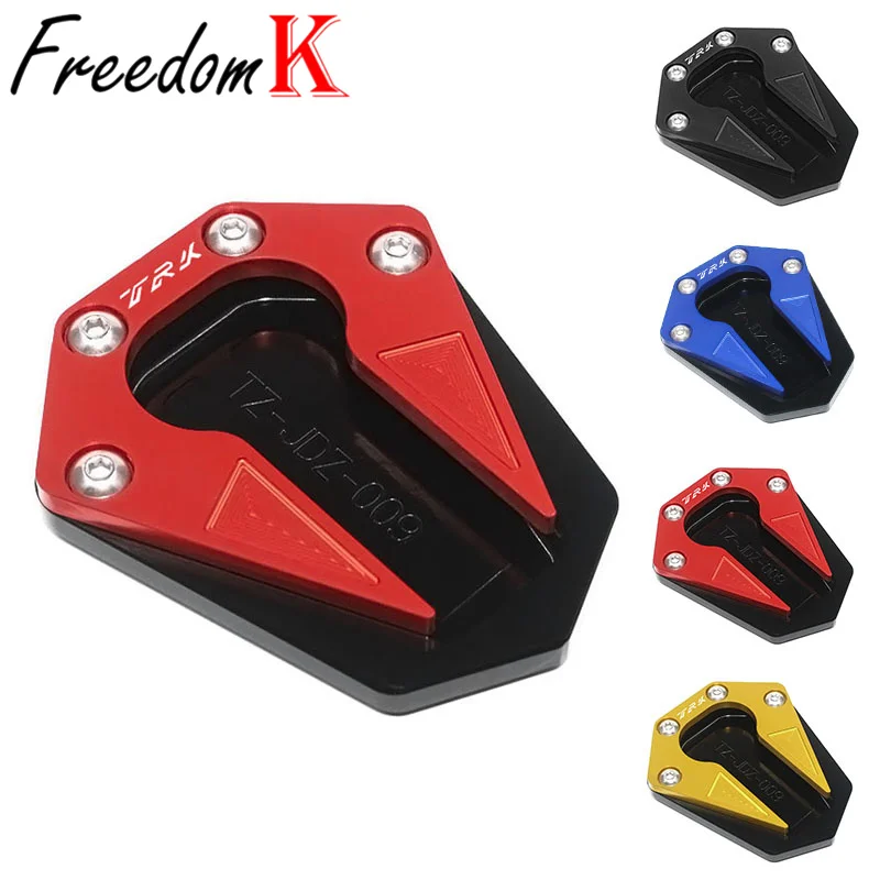 Motorcycle Kickstand Enlarger Side Stand Pad Extension Support Plate For Benelli TRK 502 accessories 502X 2017-2023 2022 2021