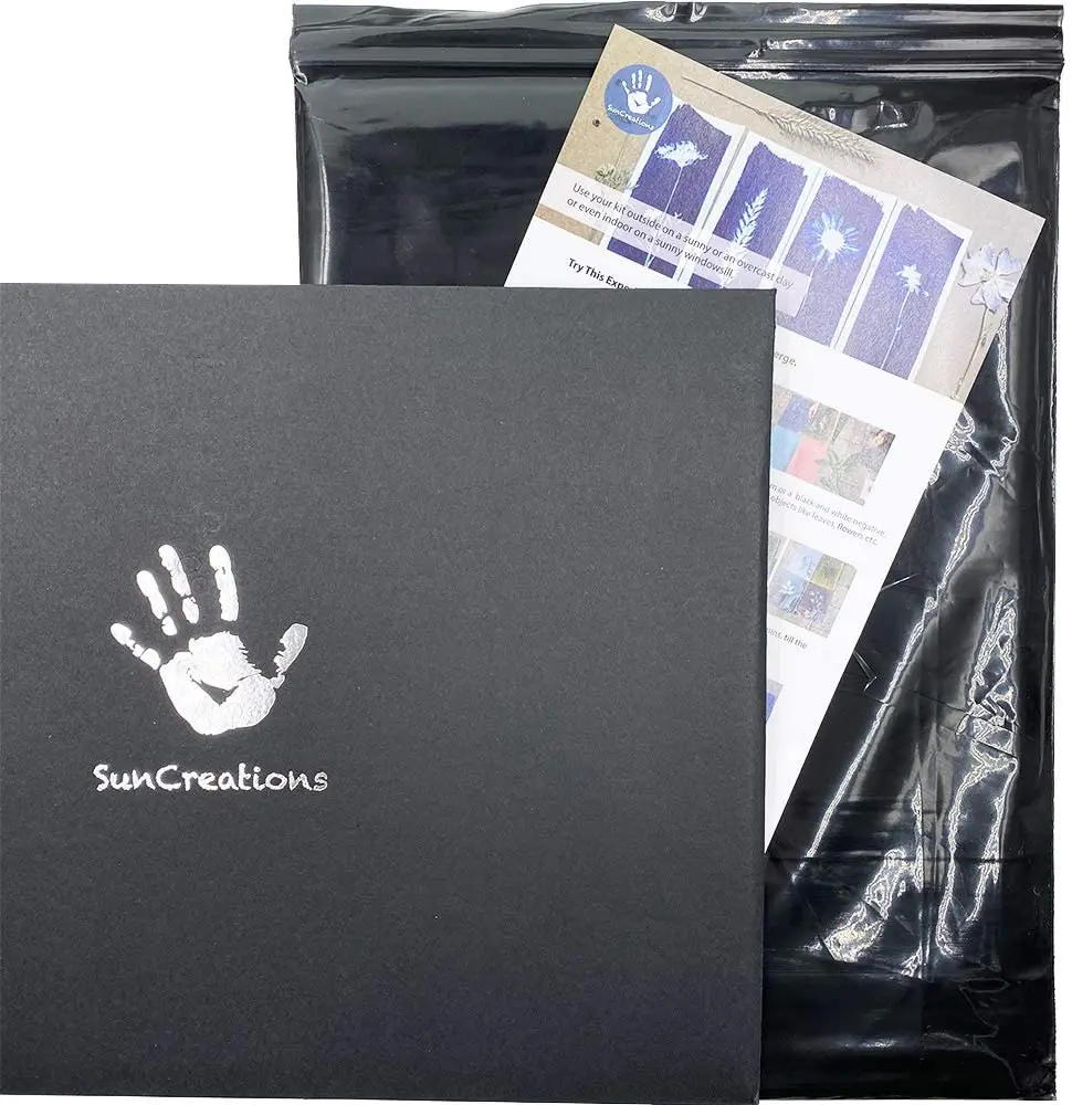 A4 Sun/Solar Activated Mixed Colors SunCreations Cyanotype Paper High Sensitivity Sunprint Nature Printing Paper 24pcs