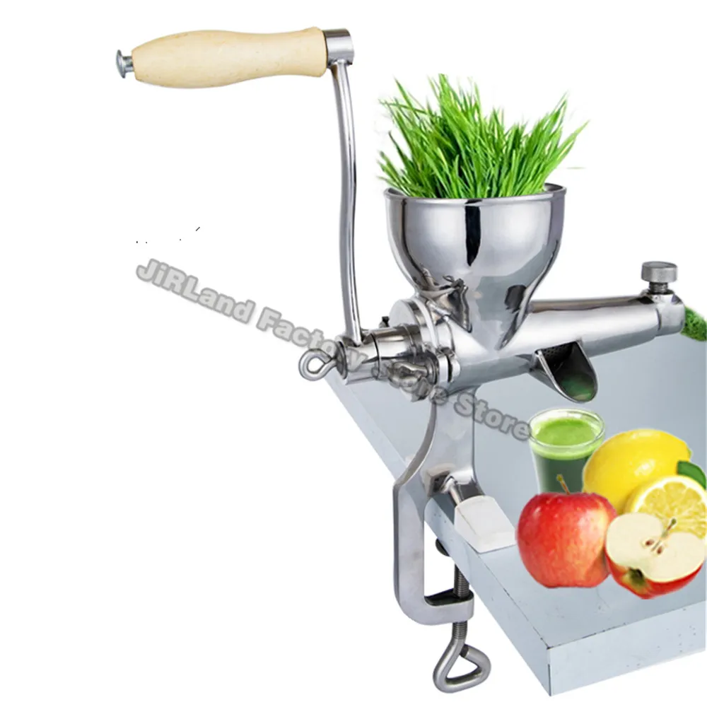 Stainless steel manual juicer Meat, fruit, vegetables, wheatgrass press Household kitchen tools Hand - operated juice machine