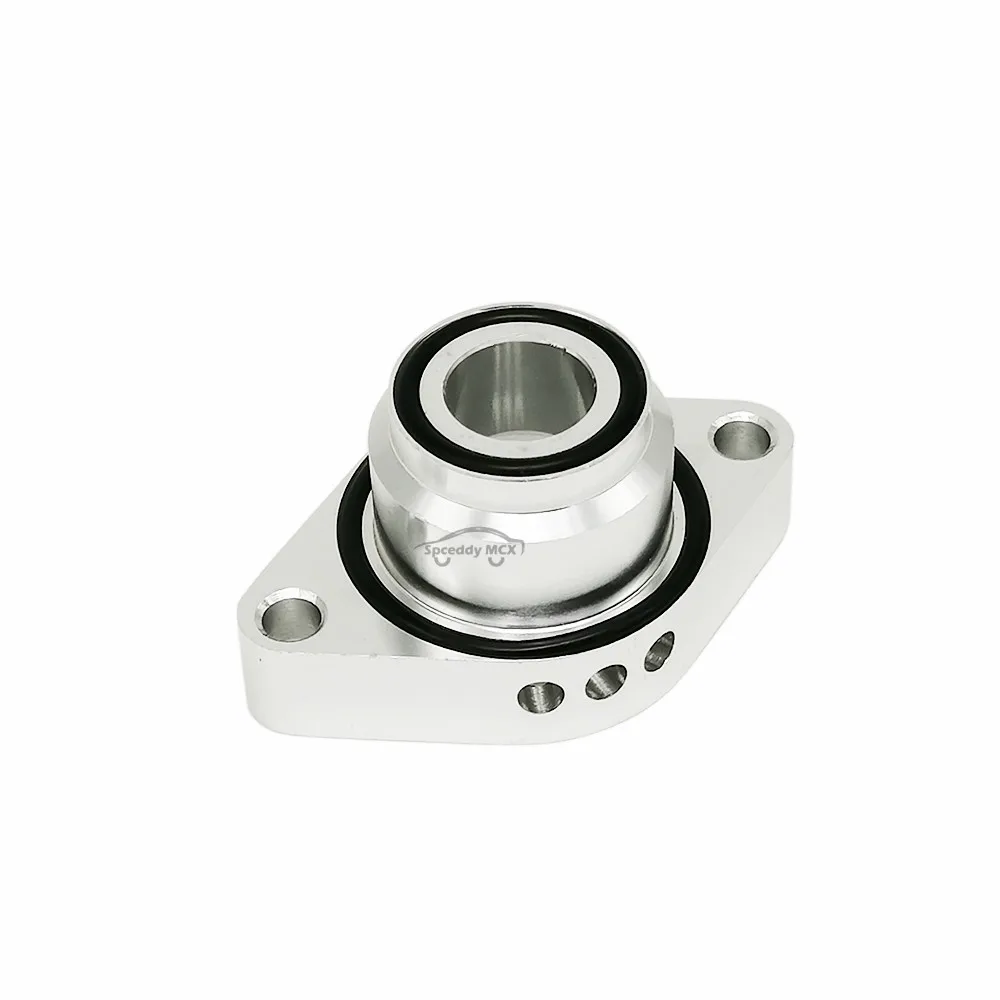 SPCEDDY Turbo Blow Off Valve Adapter For 1.4 TSi VW Audi Seat Skoda Golf MK5 MK6 Scirocco Dump Valve Parts Silver