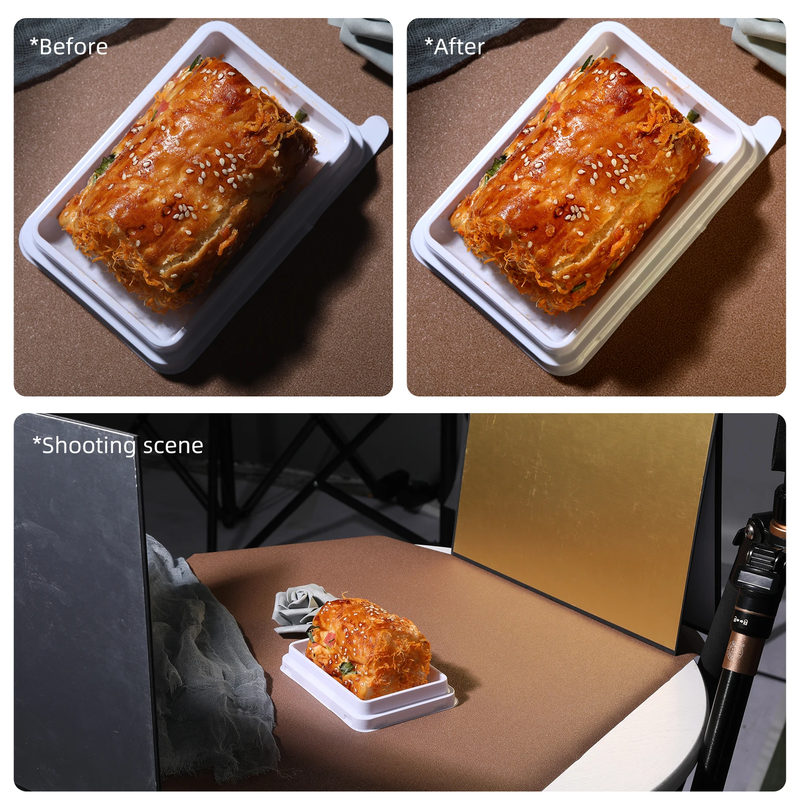 SOONPHO 42*29 cm 3 in 1 Reflector Photography Cardboard A3 / A4 Foldable Reflector Board For Photo studio Photography Accessory