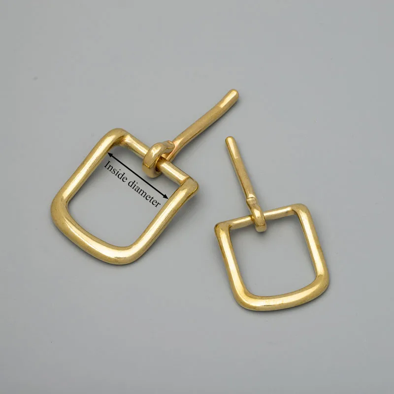 13/16/20/23/25/32/38mm metal brass pin Belt Buckles Single Prong  for DIY leather bag Halter belt strap webbing clasps shoe