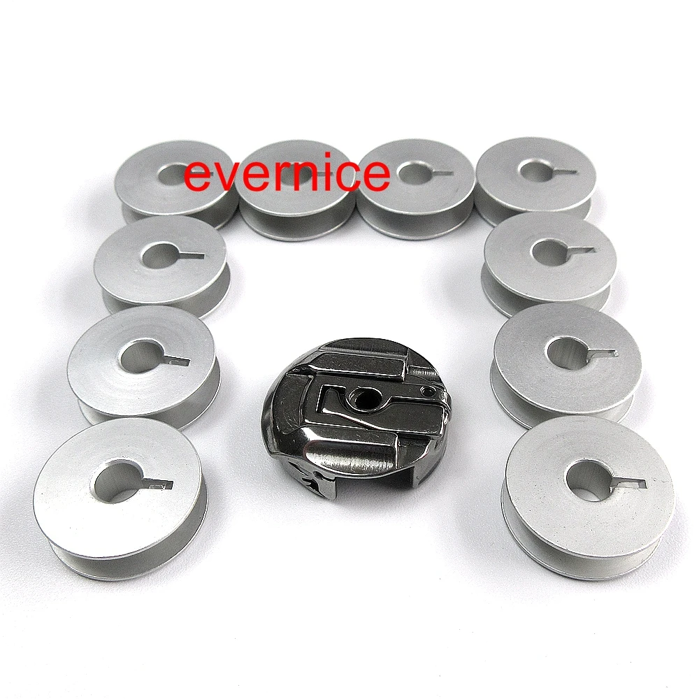 

Bobbin Case + 10 Bobbins For Refrey 427+ Other Sewing Machine