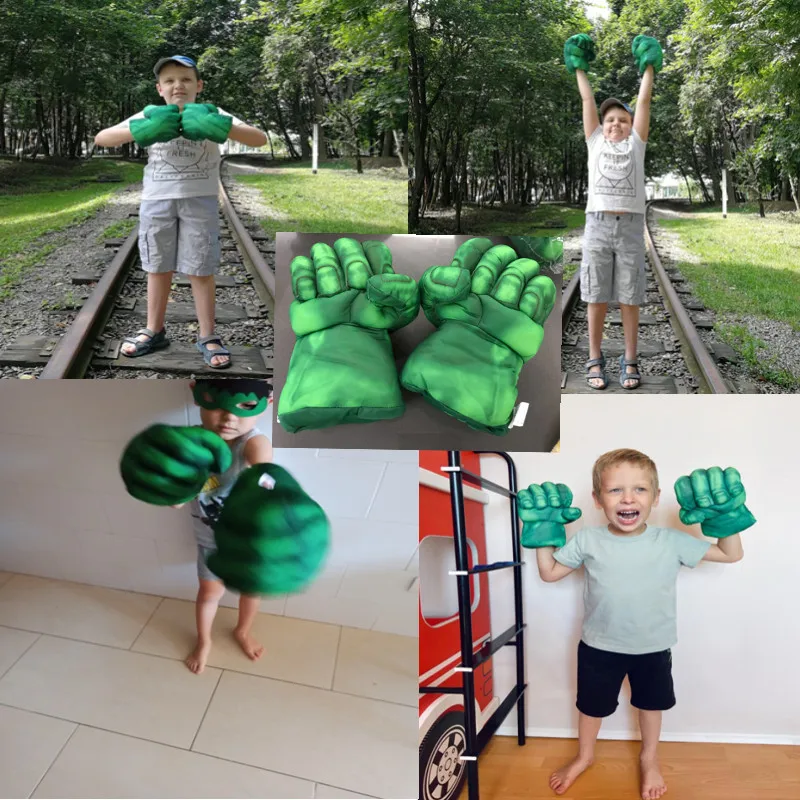 Guanti da supereroe guantoni da boxe Smash Hands Large Soft Plush Hero Fist ragazzi e ragazze Movie Toys costumi Cosplay regali di compleanno  200000532