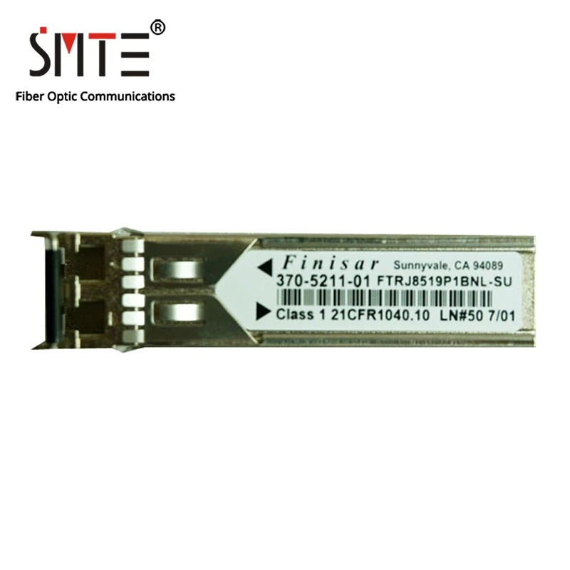 

Finisar FTRJ8519P1BNL-SU Sunnyvale. CA 94089 Class 1 21cfr1040.10 LN#50 7/01 370-5211-01 Fiber Optical Transceiver