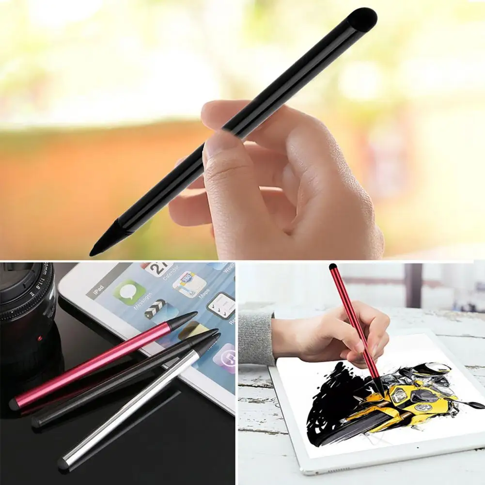 50% Off 2Pcs Pens Soft Pen Tip Long Useful Smooth Writing Stylus Pens for Tablet PC