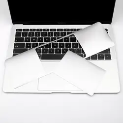 2019 for New MacBook Pro Retina 13 15 Touch Bar Air 13.3 inch Palms Guard Rest Cover with Trackpad Protector Sticker Silver