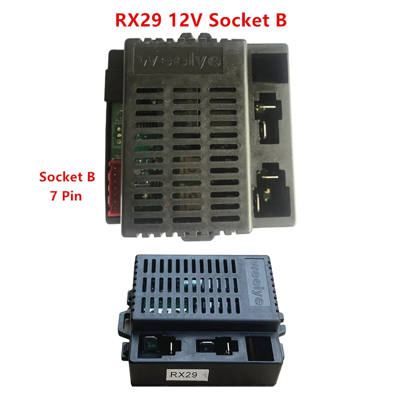 Odbiornik zdalnego sterowania Wellye RX29 do dziecięcego samochodu elektrycznego, kontroler Bluetooth 2.4G z funkcją płynnego rozruchu