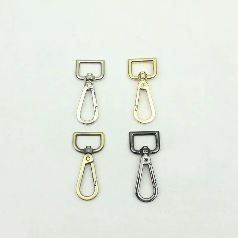 

20Pcs 20mm Handbag Straps Metal Buckles Collar Lobster Clasp Swivel Trigger Clips Snap Hook DIY Leather Craft Bag PartsAccessory