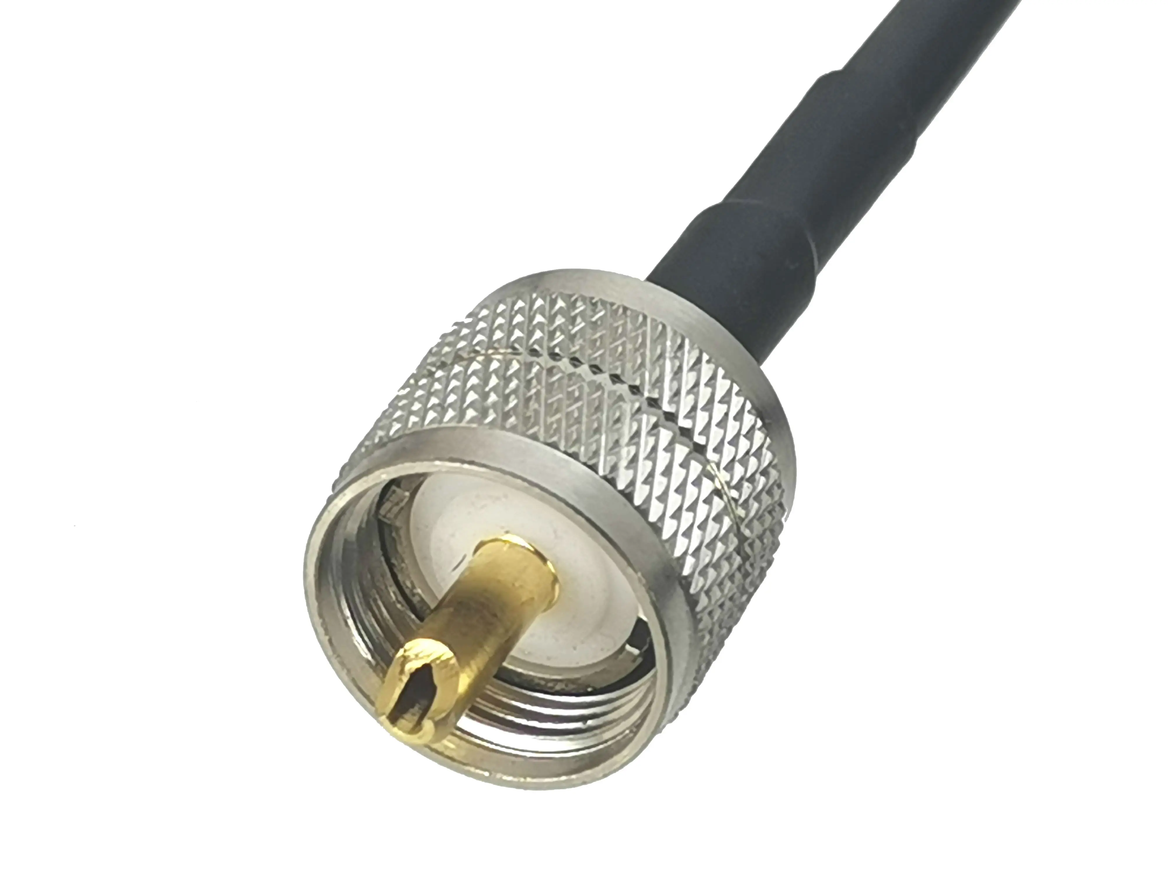 RG58 Cable UHF PL259 Male Plug to UHF SO239 Female Jack Flange Pigtail Jumper RF Coaxial 4inch~20M