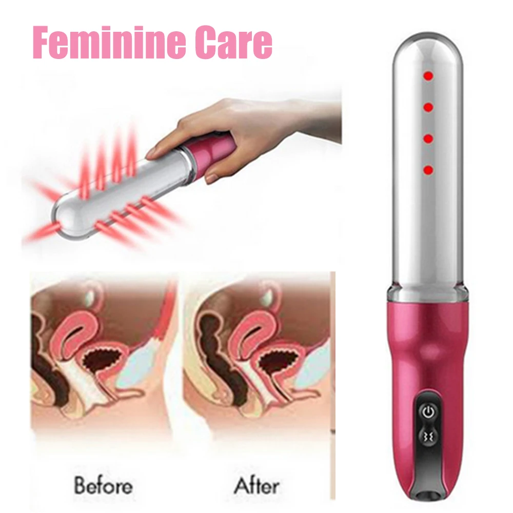 Women Care Health Massage Kit for Cervical Erosion Detox Vaginal Sensitive Pelvic Infection Red Laser Therapy