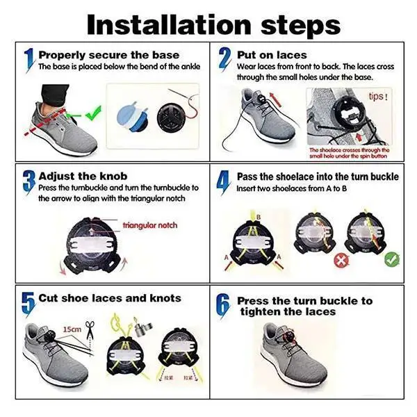 Hebilla giratoria con instrucciones de herramientas, hebilla apretada y suelta, botón giratorio de reparación, alta calidad, seguridad, envío directo