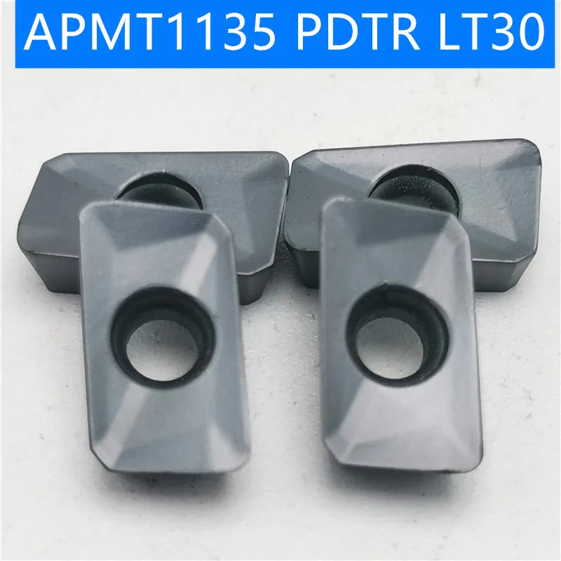 Di alta qualità di Fresatura inserto APKT1135/APMT1135 PDTR LT30 apkt/apmt 1135 Tornitura Esterna Strumento inserto In Metallo Duro CNC lama