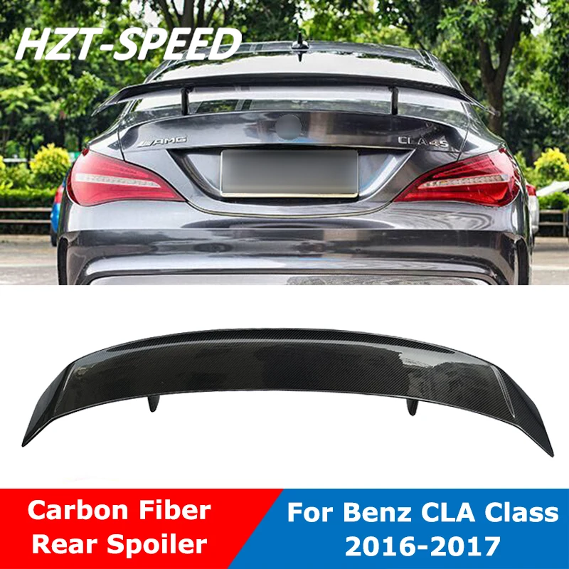 CLA Class Carbon Fiber Trunk Wing Back Rear Spoiler For Benz CLA CLA200 CLA220 CLA250 CLA260 CLA45 Sport Version 2016-2017