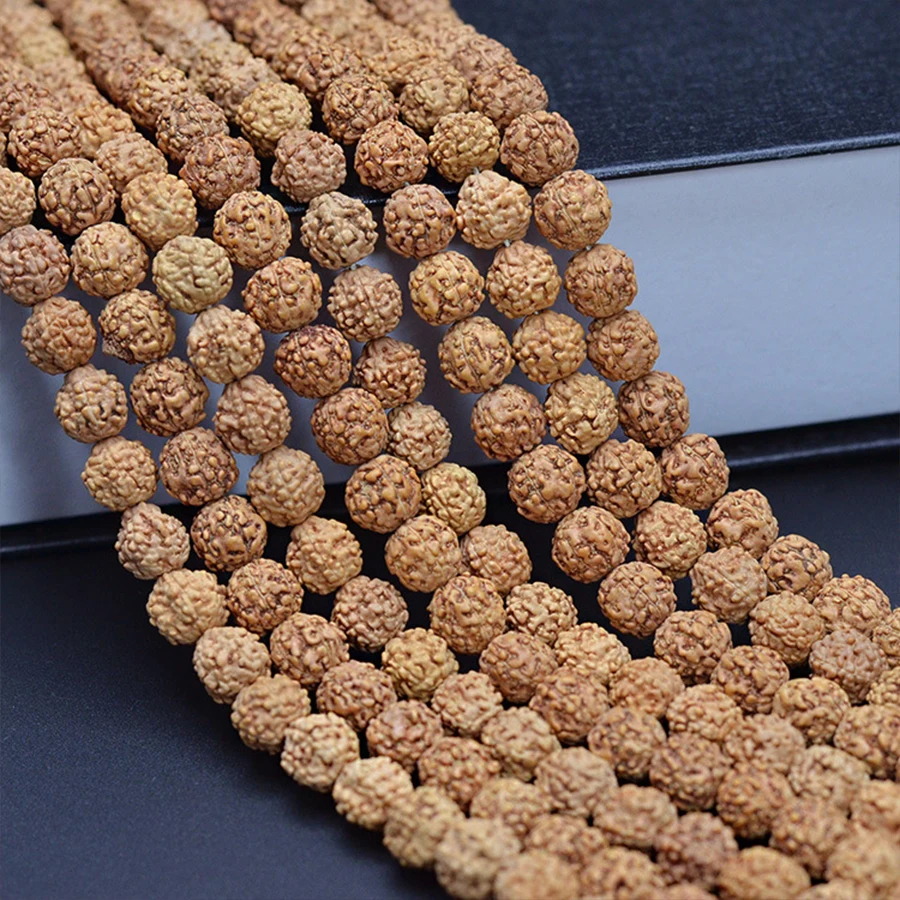 108 Vajra Bodhi Rudraksha for Making Jewelry 5/7/9mm Meditation Prayer Tibetan Buddhism Beads for Necklace Bracelets Accessories