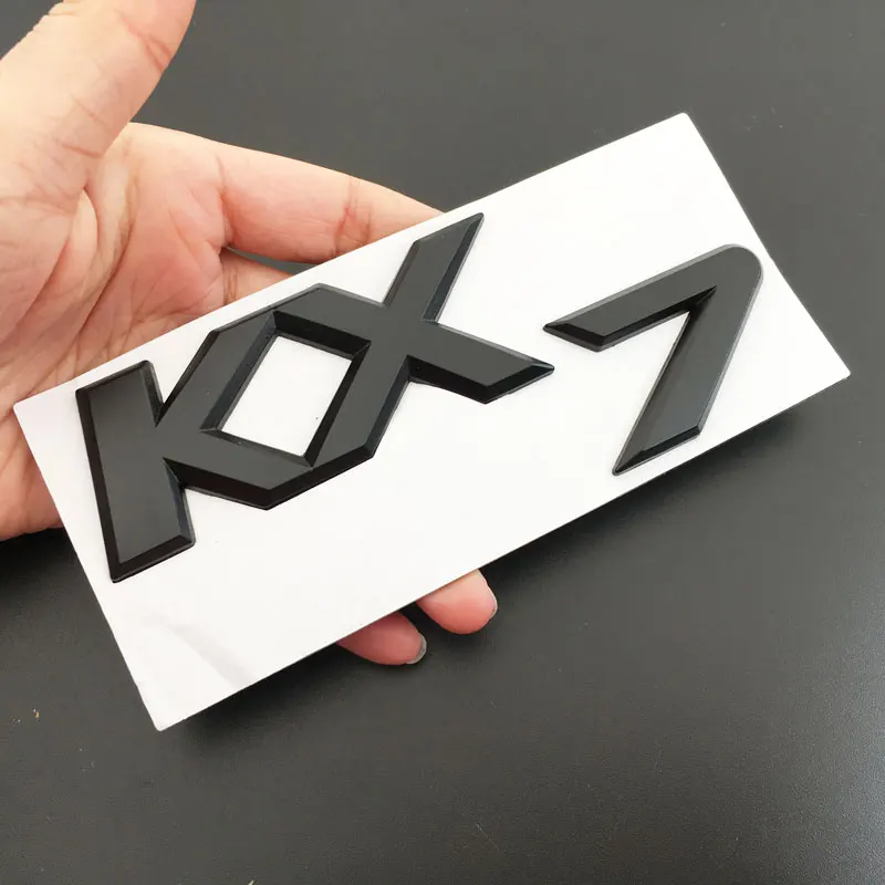 NEW 1PCS 3D Metal Car Styling Sticker For KIA K2 K3 K4 K5 KX7 Car Tail Car Trunk Front Door Side Emblem Sticker