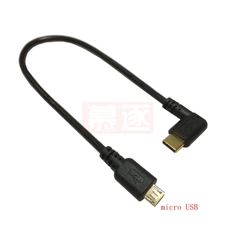 LETV mobile plaqué or usb3.1 type-c OTG mâle coude vers mini mini mini micro t