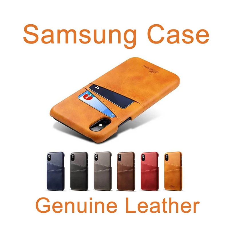 

Genuine LeatherCase For Samsung S30 Ultra S21 Plus S20 Plus S10E S10 Ultra Note10 Plus Note20 Ultra Samsung Cell Phone Coque