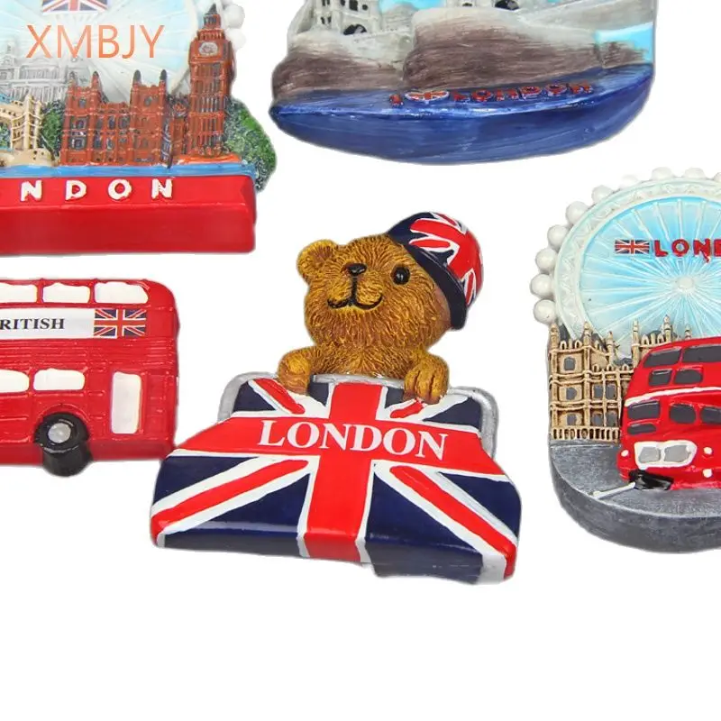 Magnet Refrigerator England London Cubs London Eye London Bridge Refrigerator Magnet Magnetic Refrigerator Souvenirs