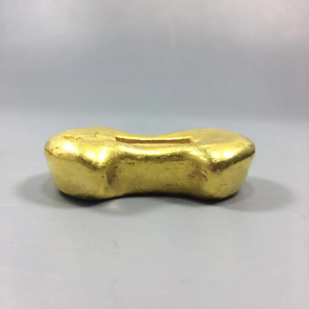 Exquisite Antique Copper Gold Ingot (The Great Tang Dynasty) 3 styles Decoration