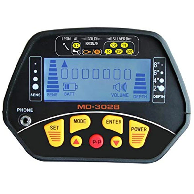 MD-4090 MD-4080  MD-3028 Metal Detector Control Unit Professional Detecting Host For Gold Detector Accessories No Pole Include