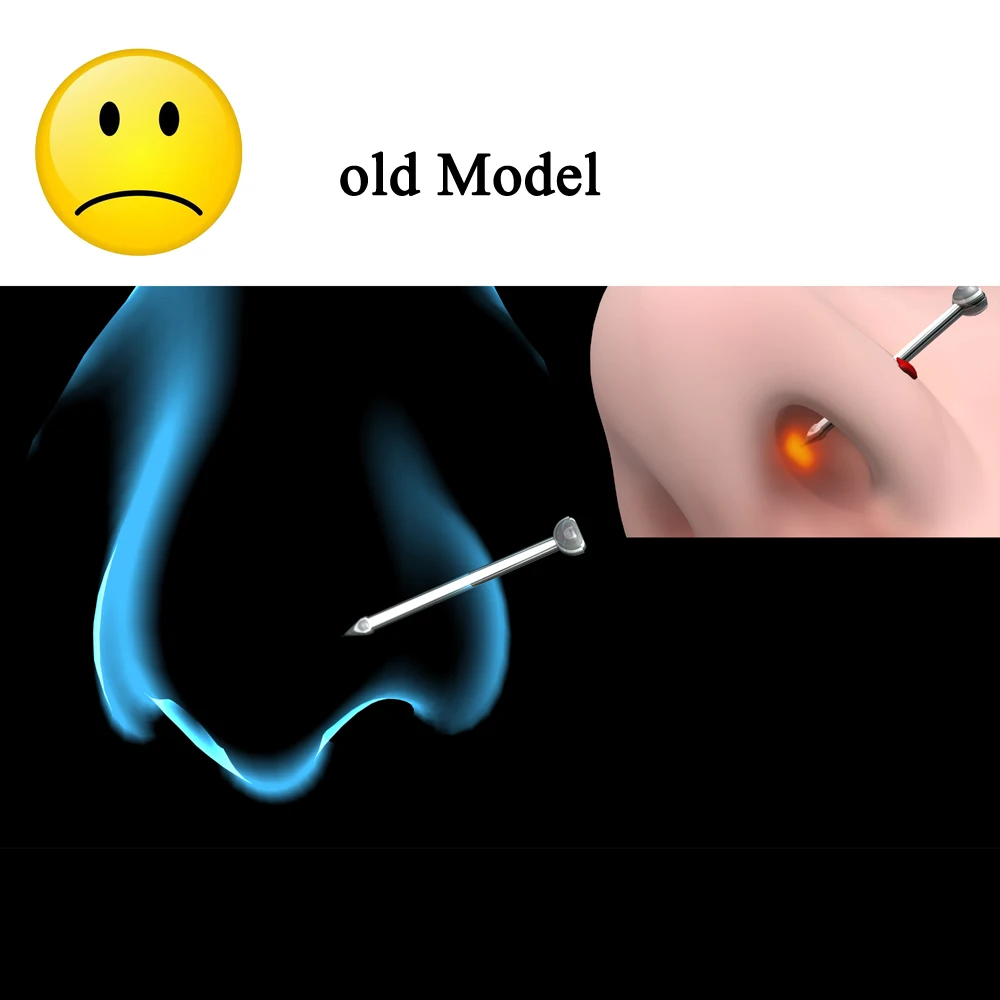 Disposable Safe Sterile Piercing Unit for Gem Nose Studs