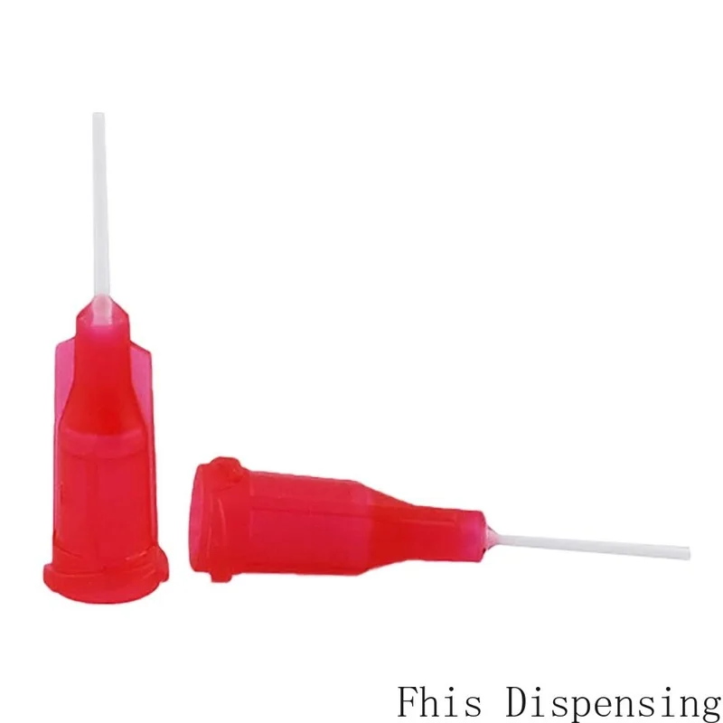 Tubo dell'ago di erogazione della colla da 25G lunghezza 12.7mm 0.5 pollici PP ago flessibile confezione da 20