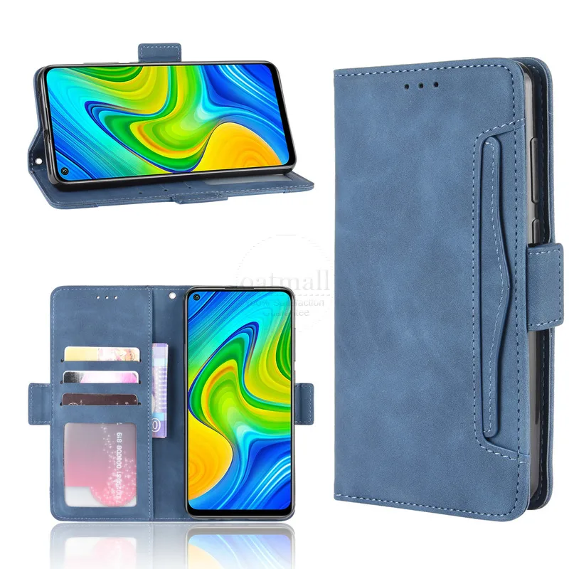 Wallet Cases For Xiaomi Redmi Note 9 / 9 Pro / 10 / 10 Pro / 10S Case Magnetic Closure Book Flip Cover Leather Card Holder Bags