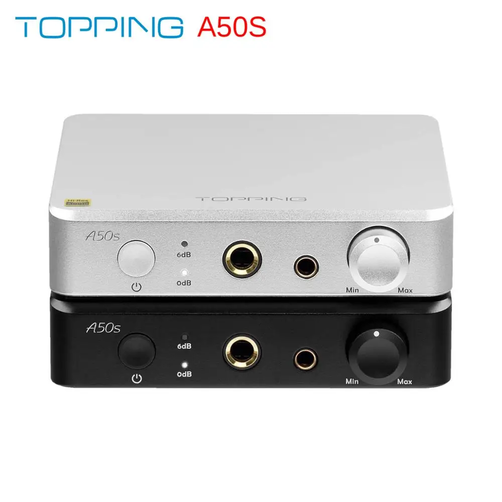 NEW Topping A50s single-end 6.35mm SE Headphone Amplifier 4.4mm balanced output 20ohm preamplifie NFCA 3500mv*2 preamp