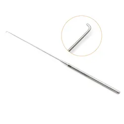 stainless steel instrument tool cerumen hook otic straight gun-type hook